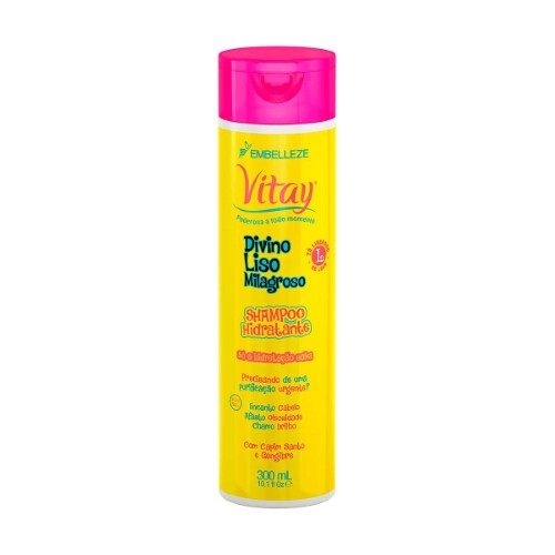 Shampoo Vitay Divino Liso Milagroso com 300ml