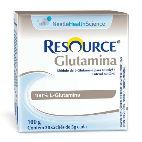 Resource Glutamina 20saches 5g Nestle