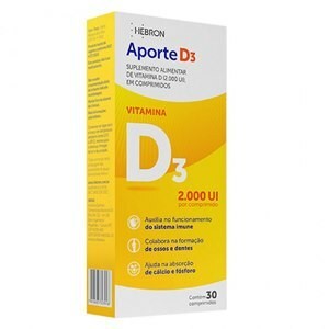 Vitamina D Aporte D3 2.000UI 30 Comprimidos