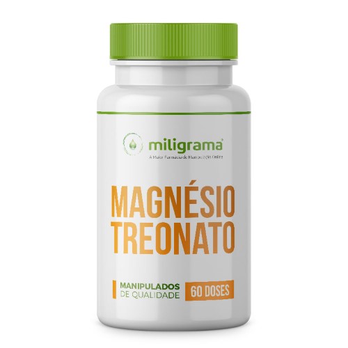 Magnésio Treonato 300mg 60 Doses