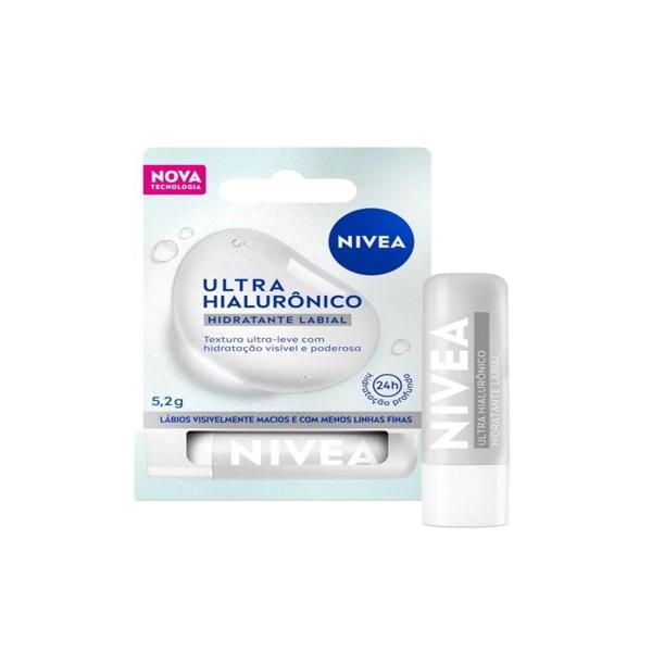 Hidratante Labial Nivea Ultra Hialurônico 5,2g