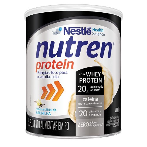 Suplemento Alimentar Nutren Protein Baunilha pó 400g