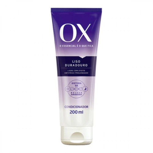 Condicionador OX Liso Duradouro com 200ml