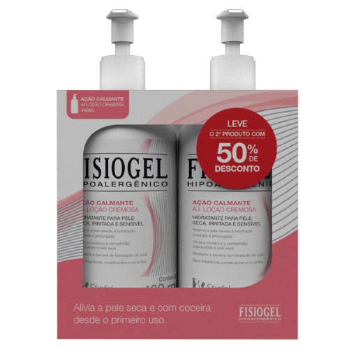 Fisiogel Ação Calmante Kit – Loção Cremosa 2x