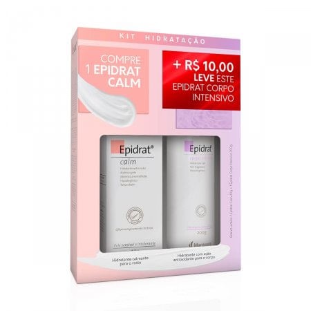 Hidratante Restaurador e Calmante Epidrat Calm 40g + Hidratante Corporal Epidrat Corpo Intensivo 200g