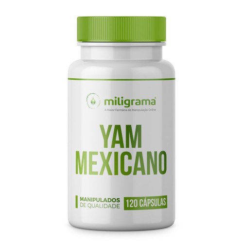 Yam Mexicano 500mg 120 Cápsulas