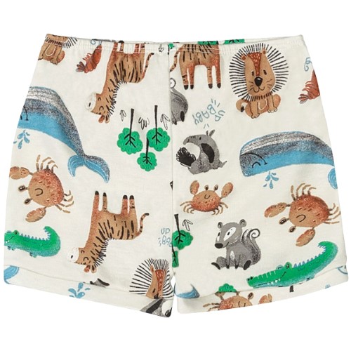 Short para bebê em suedine Bichinhos - Up baby 