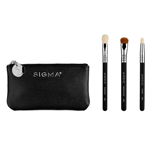 Sigma Beauty Glam Go Mini Eye Brush Set Kit - 3 Pincéis + Beauty Bag