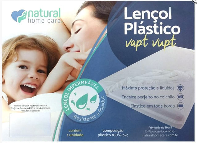 Lencol Vapt Vupt Casal - Natural Home Care