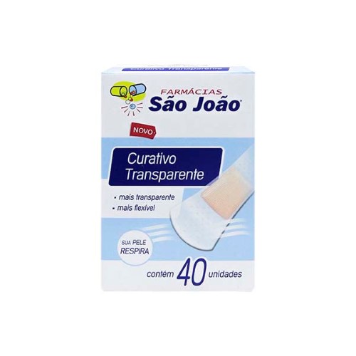 Curativo Sao Joao 40 Unidades Transparente Cremer