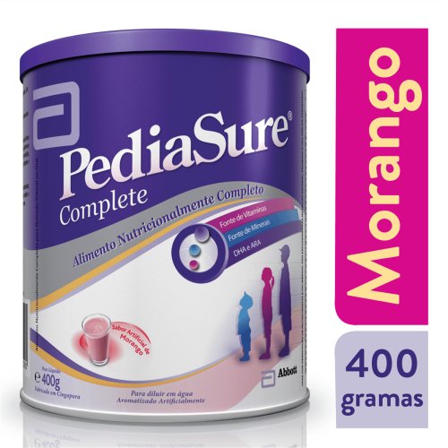 Suplemento Infantil Pediasure Pó Sabor Morango 400g