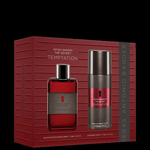 Antonio Banderas Kit Masculino The Secret Temptation - EDT 100ml + Deo Spray