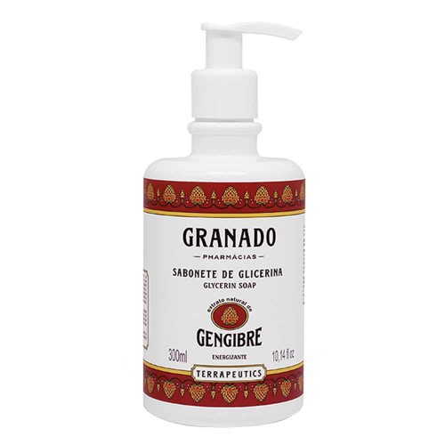 Sabonete Líquido Granado Glicerina Terrapeutics Gengibre 300ml