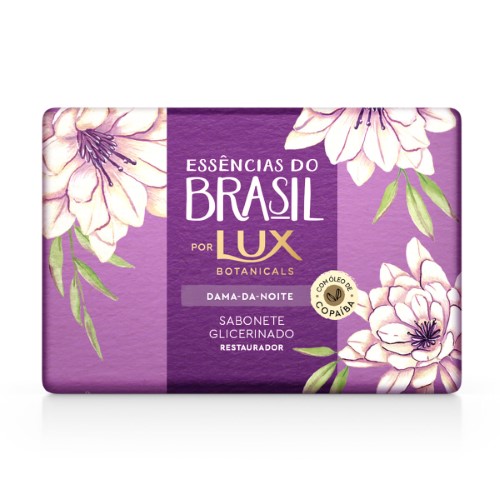 Sabonete em Barra Glicerinado Lux Botanicals Essências Do Brasil Dama Da Noite 120g