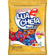 Bala Lua Cheia sabor Frutas Pacote com 600g - Dori