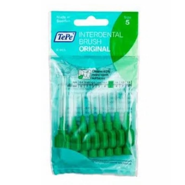 Escova Interdental Brush Tepe Original 0,8mm Verde 8 Unidades