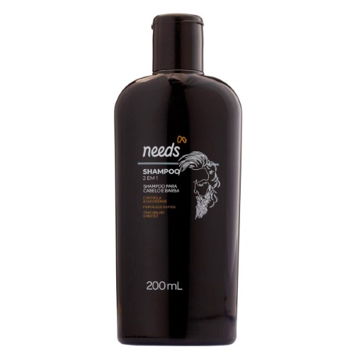 Shampoo 2 em 1 Needs Cabelo e Barba com 200ml