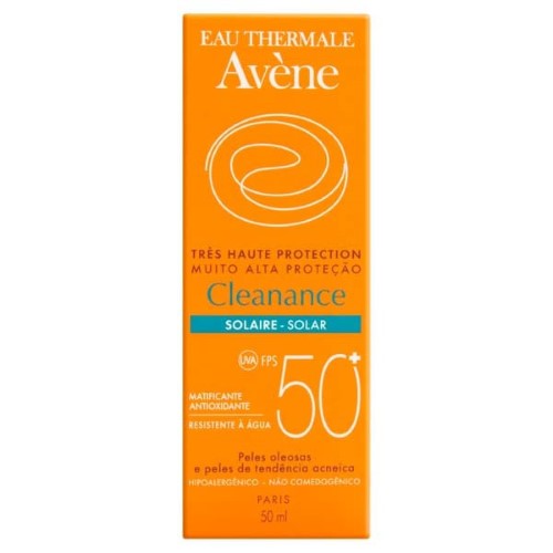 Protetor Solar Facial Avène Cleanance FPS50 50ml