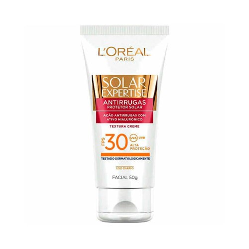 Protetor Solar Facial L`oréal Expertise Antirrugas Oil-Free FPS 30 com 50g