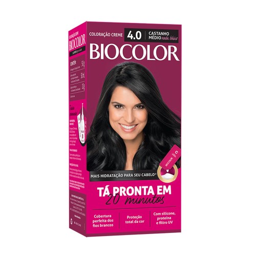 Mini Kit Tintura Biocolor Castanho Médio Nada Básico 4.0