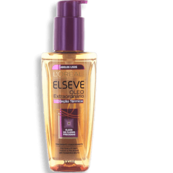 Óleo Capilar Elseve Extra Nutri Intensa Cabelo Liso 100Ml - Elseve