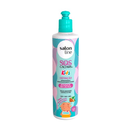 Ativador de Cachos Salon Line S.O.S Cachos Kids Nutrição em Ação 300ml