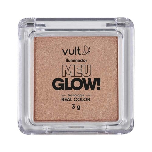 Iluminador Facial Compacto Vult Meu Glow Bronze 3g