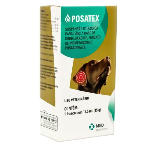 Posatex Suspensão Otológica para Cães com 17,5ml