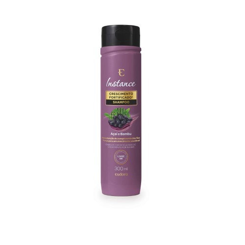 Shampoo Instance Crescimento Fortificado Açaí E Bambu 300ml