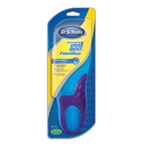 Palmilhas Dr. Scholl Total Conforto Massaging Gel com 1 par