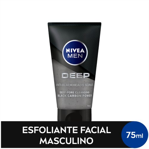 Esfoliante Facial Nivea Men Deep Masculino 75ml