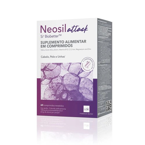 Suplemento Alimentar Neosil Attack 60 Comprimidos