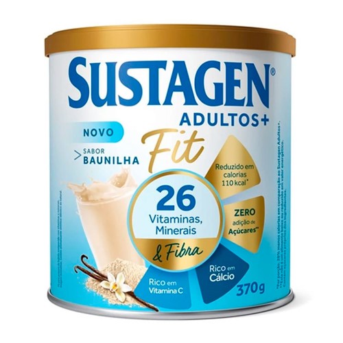 Complemento Alimentar Sustagen Adultos+ Fit Baunilha 370g