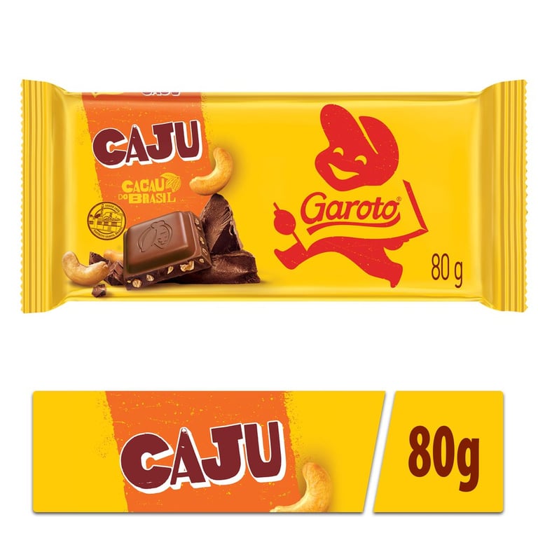 Chocolate Garoto Caju 90g