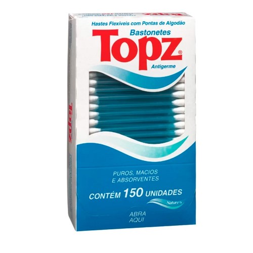 Hastes Topz Bastonetes Com 150un