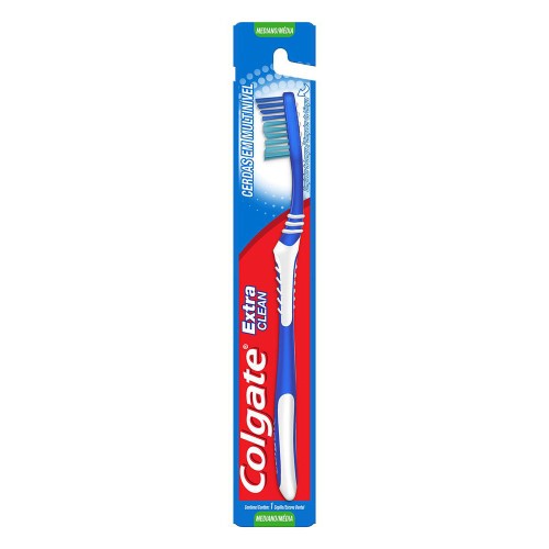 Escova De Dentes Colgate Extra Clean Médioun - Colgate Ext Clean