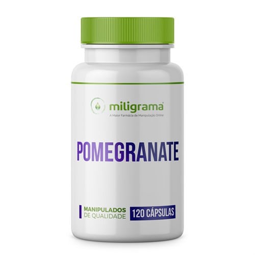 Pomegranate Extrato de Romã 350mg 120 Cápsulas