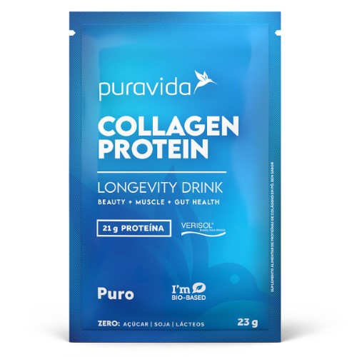 Colágeno Hidrolisado Collagen Protein Puro Puravida 23g