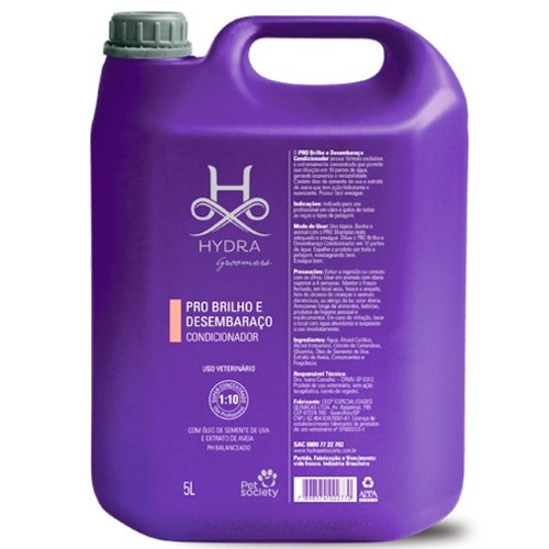 Shampoo Hydra Pro 10:1 Condicionador Brilho e desembolo 5L