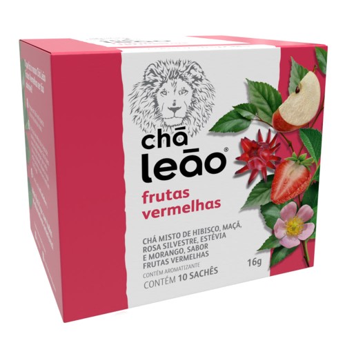 Chá Leão Frutas Vermelhas 10 sachês