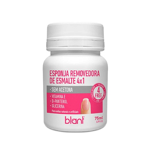 Esponja Removedora de Esmalte Blant 4x1 75ml