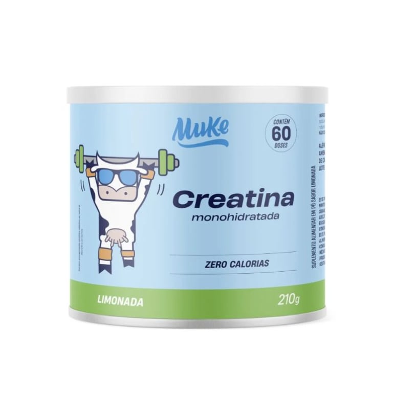 Creatina Monohidratada Muke Limonada Mais Mu 210g