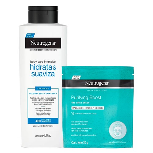 Neutrogena Kit - Body Care Intensive + Máscara Hydrogel