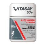 Suplemento Alimentar Vitasay 50+ A-Z Homem Cafeína 30 comprimidos