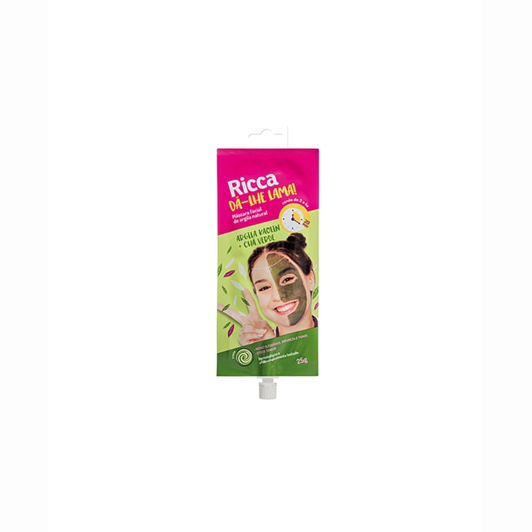 Máscara Facial Ricca De Argila Natural 25g