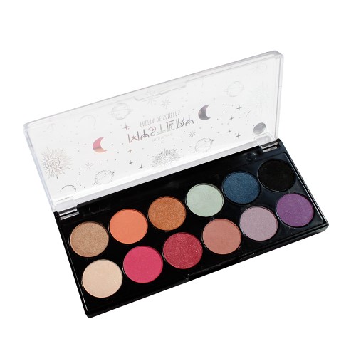 Paleta de Sombras Mia Make Mystery 12 Cores