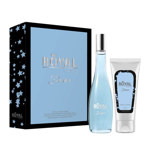 Royal Paris Divine Kit – Colônia Feminina + Loção Corporal