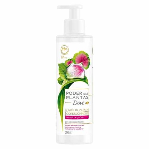 Condicionador Dove Poder das Plantas + Gerânio 300ml