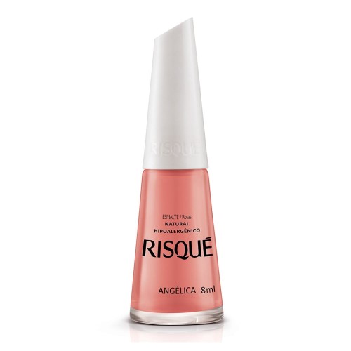 Esmalte Risqué Rosas Natural Angélica 8ml