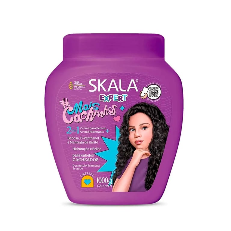 Creme De Tratamento Skala  #Mais Cachinhos 1Kg